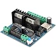 JESSINIE 4 Pack L298N Motor Driver Modules – Dual H-Bridge DC Stepper Motor Controller, 2A 5V-35V