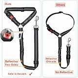 GoBuyer Dog Car Headrest Seat Belt 2 Pack Adjustable Nylon Anti Shock view 2