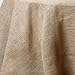 Efavormart Fine Rustic Burlap Tablecloth Round 120