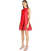 Donna Morgan Womens Versatile High Neck Swing Body Ruffle Dress for Women | Summer Dresses for Women