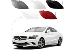 CZShiYue Car Front Bumper Tow Hook Cover Fit for Mercedes-Benz CLA Class W117 2014 2015 2016 Towing Eye Cap Trailer Cover A1178850622 (Black, Right Passenger Side)