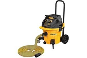 DEWALT Wet/Dry Vacuum HEPA Dust Extractor 10 Gallon with Automatic Filter Cleaning, Portable Shop Vacuum Variable Suction (DW