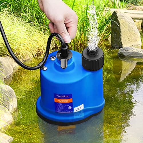 TecHome Water Pump Sump Pump Submersible Pump, 1/4HP Submersible Water