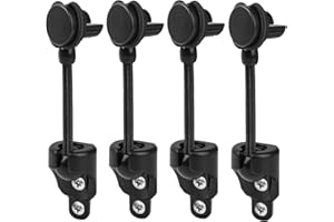 IVYSUN Shade Replacement Parts with New End Cap Used for Coolaroo Outdoor Blind,Tie Down Kit for Coolaroo Exterior Roller Shade(Black,2 Set)