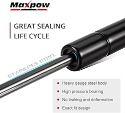 Maxpow Rear Window Glass Lift Support Gas Struts