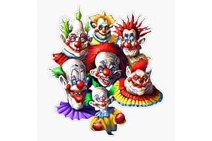 VISION GRAPHICS MAGNET Killer Klowns From Outer Space Killer Clowns From Outer Space Magnetic Vinyl Sticker Decal Magnet 5"