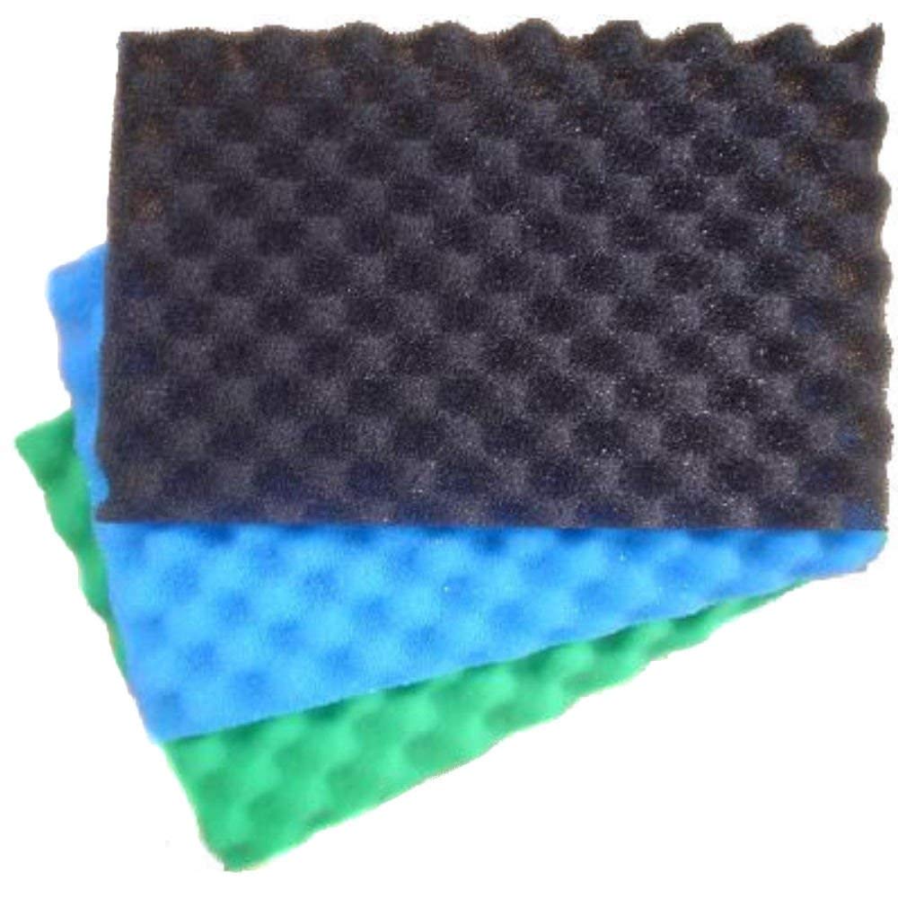 New Dawn 6970/2738 Pond Filter Foam Set 3 Different Media cm 27.94 x 43.18 cm Coarse, Medium and Fine