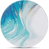 Ceramic Drink Coasters Set (6 Pack)– Absorbent Stone Coasters with Cork Backing for Cups, Mugs, and Glasses | Stylish Home Décor for Coffee Table, Kitchen, and Bar