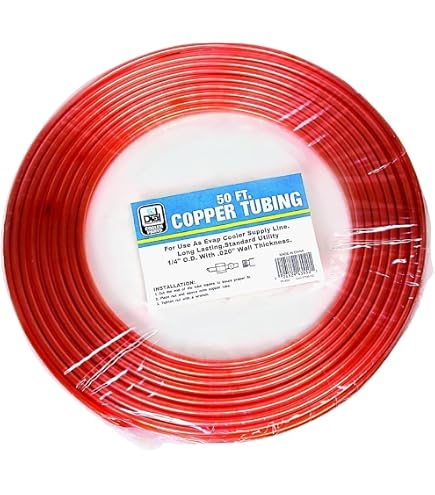 1/8 Inch OD Copper Refrigeration Tubing - 50 Foot ACR Soft Copper Coil