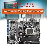 Lodokdre B75 ETH Mining Motherboard LGA1155 12x PCIe USB G1630 CPU Cable SSD view 4