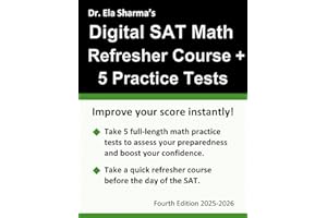Digital SAT Math 5 Practice Tests + Refresher Course