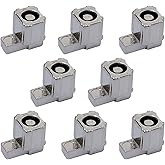 4 Pairs Left Right Slider Buckle Metal Lock Latch Bracket Controller Replacement Repair Part Tool Compatible with Nintendo Sw