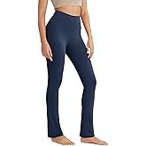 ODODOS Cloud Feeling Straight Leg Pants with Back Pocket for Women, High Waist Casual Lounge Yoga Pants- 28" / 30" Inseam