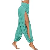 AvaCostume High Slit Harem Pants Women Hippie Harem Pants Trousers