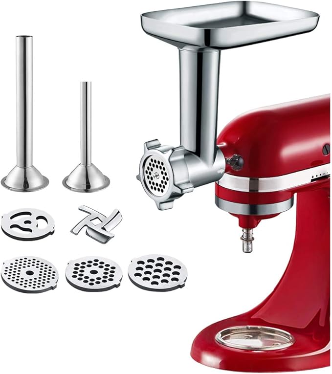 Food Meat Grinder Attachment Compatible with KitchenAid Stand Mixers
