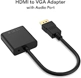 Cableader HDMI to VGA Adapter 1080P Male to Female with Audio DC for PC Laptop view 3
