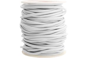 Round Cowhide Genuine White Leather Cord for Jewelry Making Kumihimo Leather Rope Spool - White Leather String Lace - 20 Yds 3mm Leather Cording Mandala Crafts