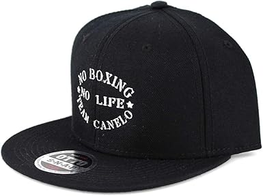 No Boxing No Life Canelo Flat Six Panel Pro Style Snapback Ottocap 1124 Black At Amazon Men S Clothing Store