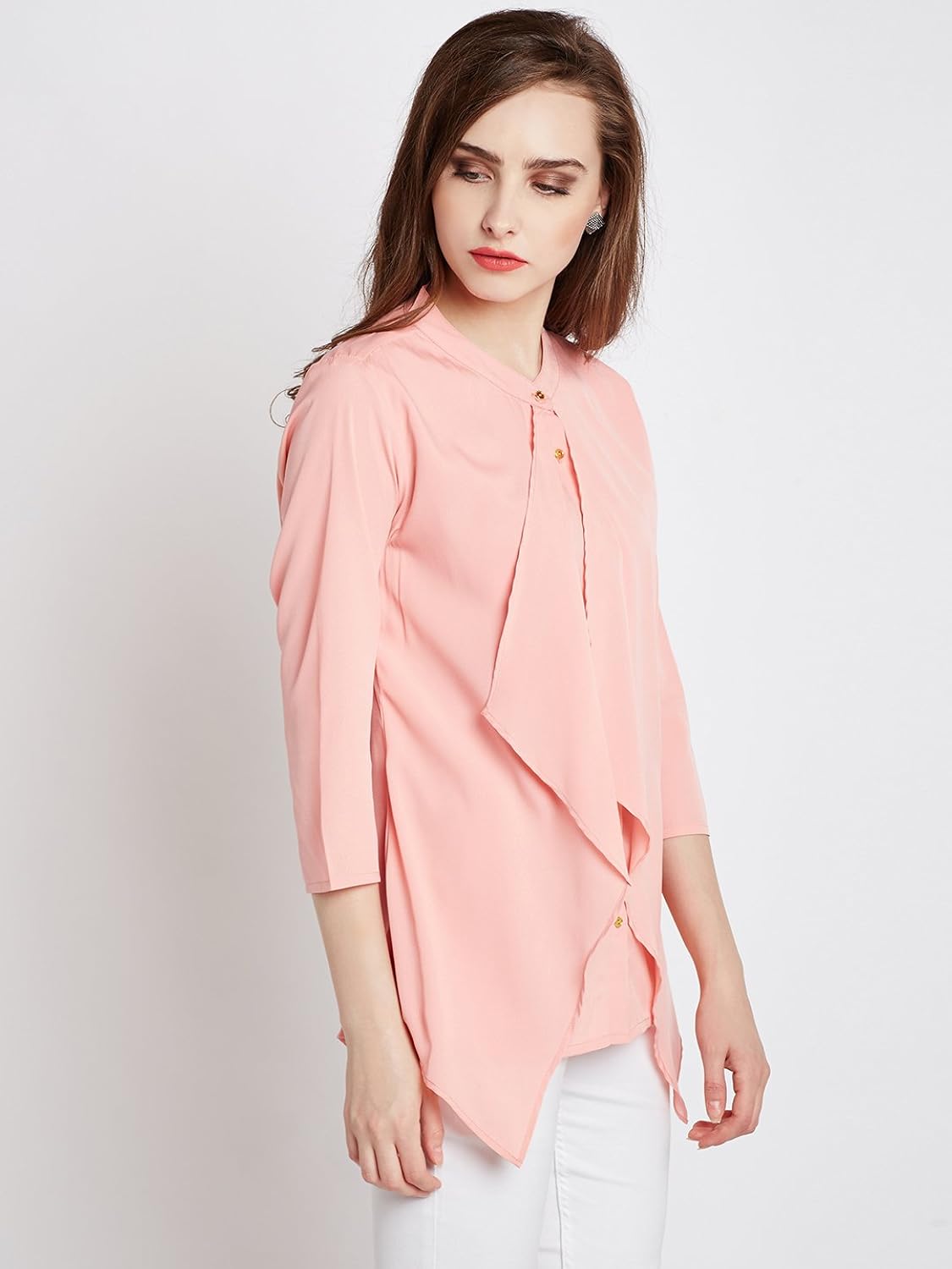 rare women pink solid top