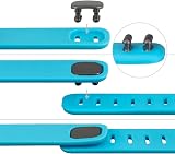 kwmobile TPU Watch Strap Set 3 for Fitbit Flex 2 Replacement Bands Black Blue view 9
