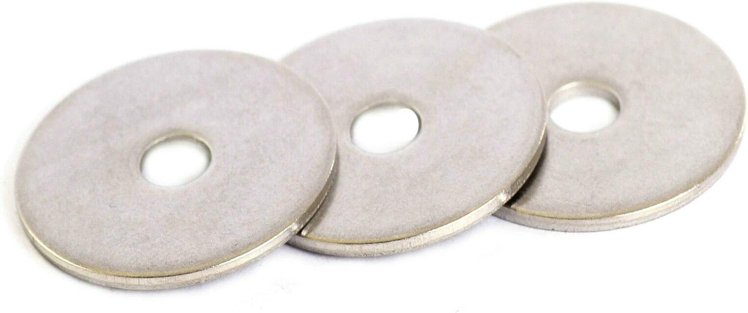 Harlington Group M8 x 25mm Penny Washers 20 Pack 8mm x 25mm A2 Stainless Steel Plain Round Large Flat Metal Repair Washer for Screws 20Pcs Heavy Duty DIY - Image 3