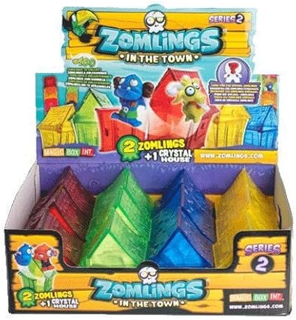 ZOMLINGS IN THE TOWN (SERIE-2) CASA+2MUÑECO (12UNIDADES): Amazon ...