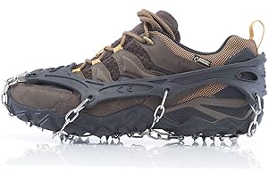 H HILLSOUND Hillsound FreeSteps6 Crampon, Ice Cleat All-Purpose Traction System for Packed Snow & Ice Conditions