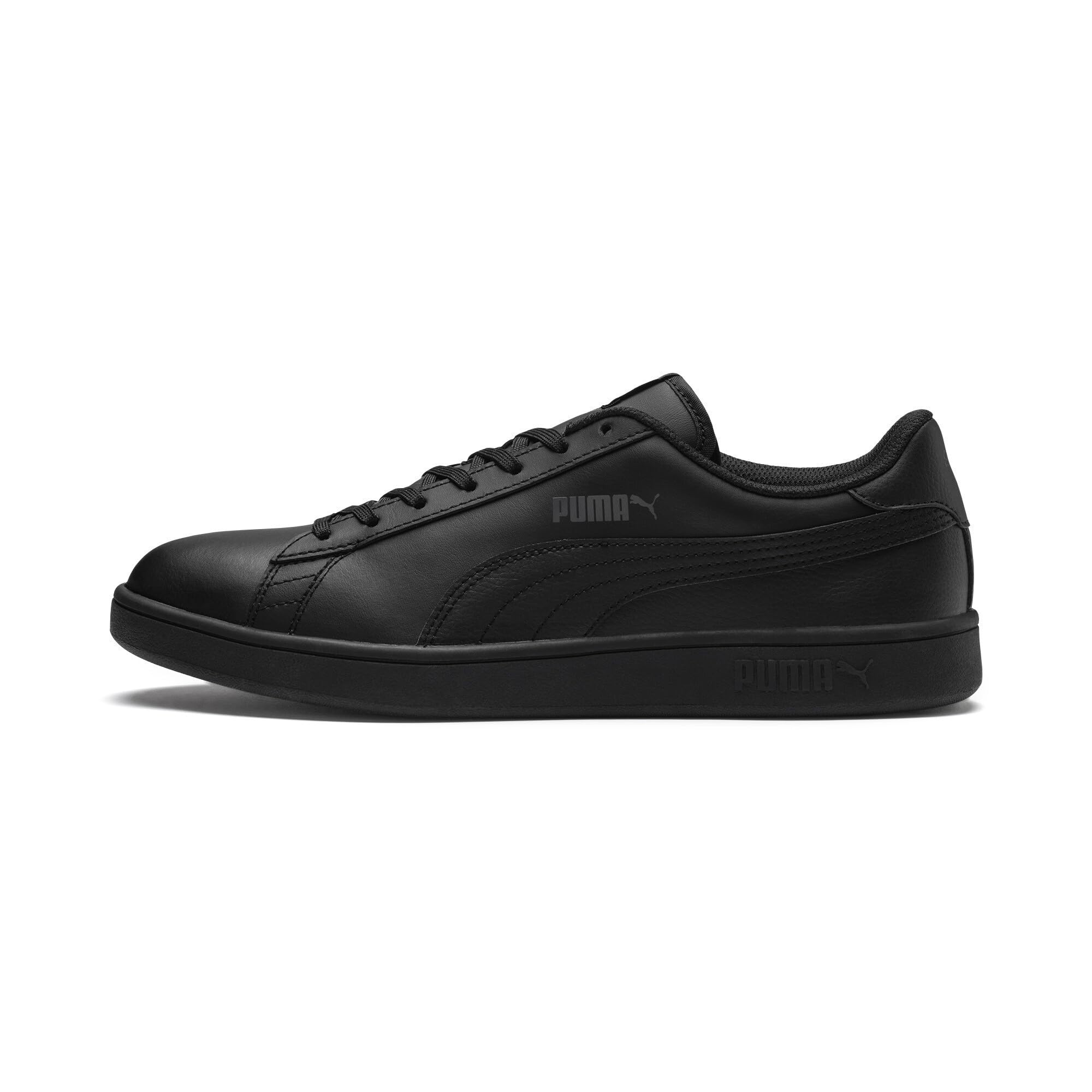 Puma Smash V2 L, Unisex Adults’ Low-Top Sneakers, Black (Puma Black-Puma 06), 11 UK (46 EU)
