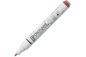 Pebeo Porcelaine 150, China Paint Fine Tip Marker - Scarlet Red (021003)