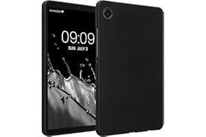 kwmobile TPU Silicone Case Compatible with Samsung Galaxy Tab A11 - Case Soft Flexible Shock Absorbent Cover - Black Matte