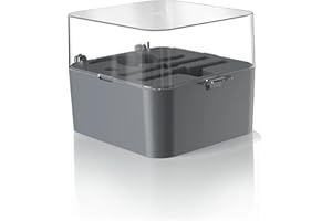 Ninja XSKNF70SBX Professional XL Food Processor Storage Box, (Compatible with NF700 Ninja Food Processors : Specifically for storing Dough Blade, Chop Blade, & Discs)., Gray