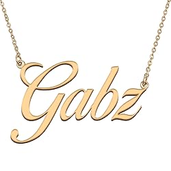 HUAN XUN Customized Custom Simple Any Name Necklace