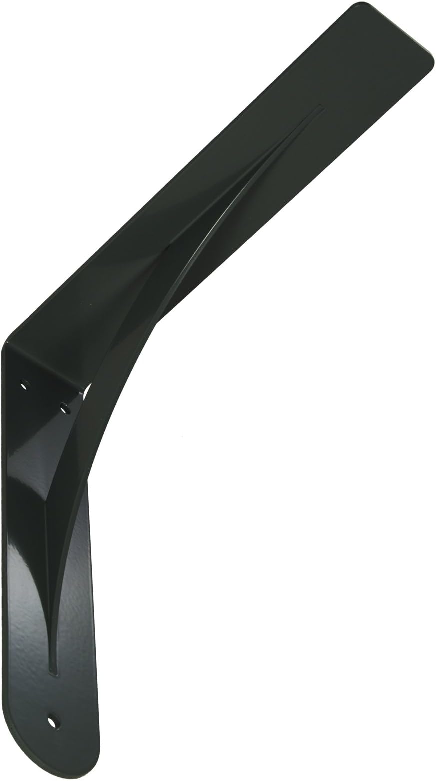 Brewer Gusseted Commercial Support Bracket (16", Black) - Federal Brace - Made in America