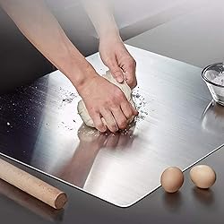 KORVOS 304 Stainless Steel Cutting Board, Large