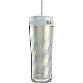 Contigo AUTOCLOSE Shake & Go, Protein Shake Tumbler, Smoothie Cup, 24oz, Macaroon