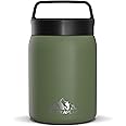Hydrapeak 18 oz Insulated Food Thermos Hot and Cold, Soup Thermos, Food Thermos, Thermos for Hot Food, Vacuum Insulated Food Jar, Stainless Steel, for Office, Outdoor (Sage Leaf)