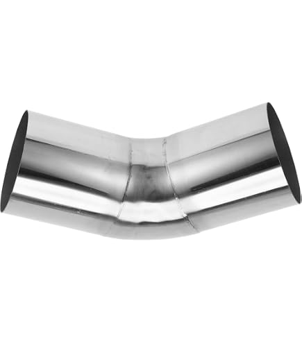 2.5 Inch Mild Steel Mandrel Bends 8 Pcs for DIY Custom Exhaust