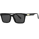 Kursan Trendy Rectangle Sunglasses for Men Women Classic Lightweight Frame Shades