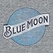 Tee Luv Men's Distressed Blue Moon Beer Logo Shirt, Graphite Grey Heather, L