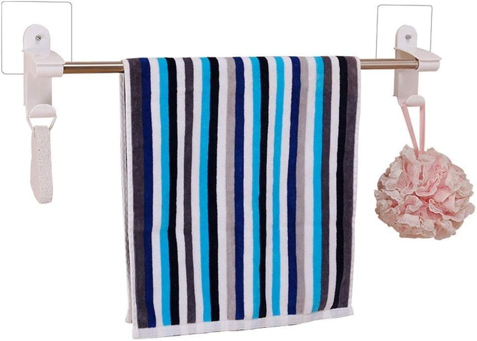 LOSYU Soporte de toallas de plástico de acero inoxidable sin