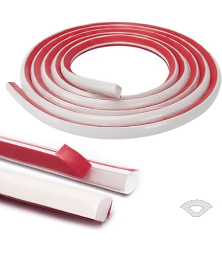 thumbnail image 2 of PATIKIL Caulking Trim Strip – 16.5 Ft Peel & Stick Wall Molding, Waterproof, Self-Adhesive – For Countertop, Tile, Tub, Ceiling (Gold) 2 of 9