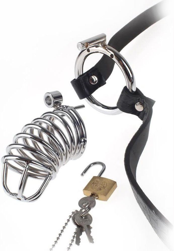 Pipedream FF Extreme Chastity Belt, Silver & Black, 12 cm - Image 3