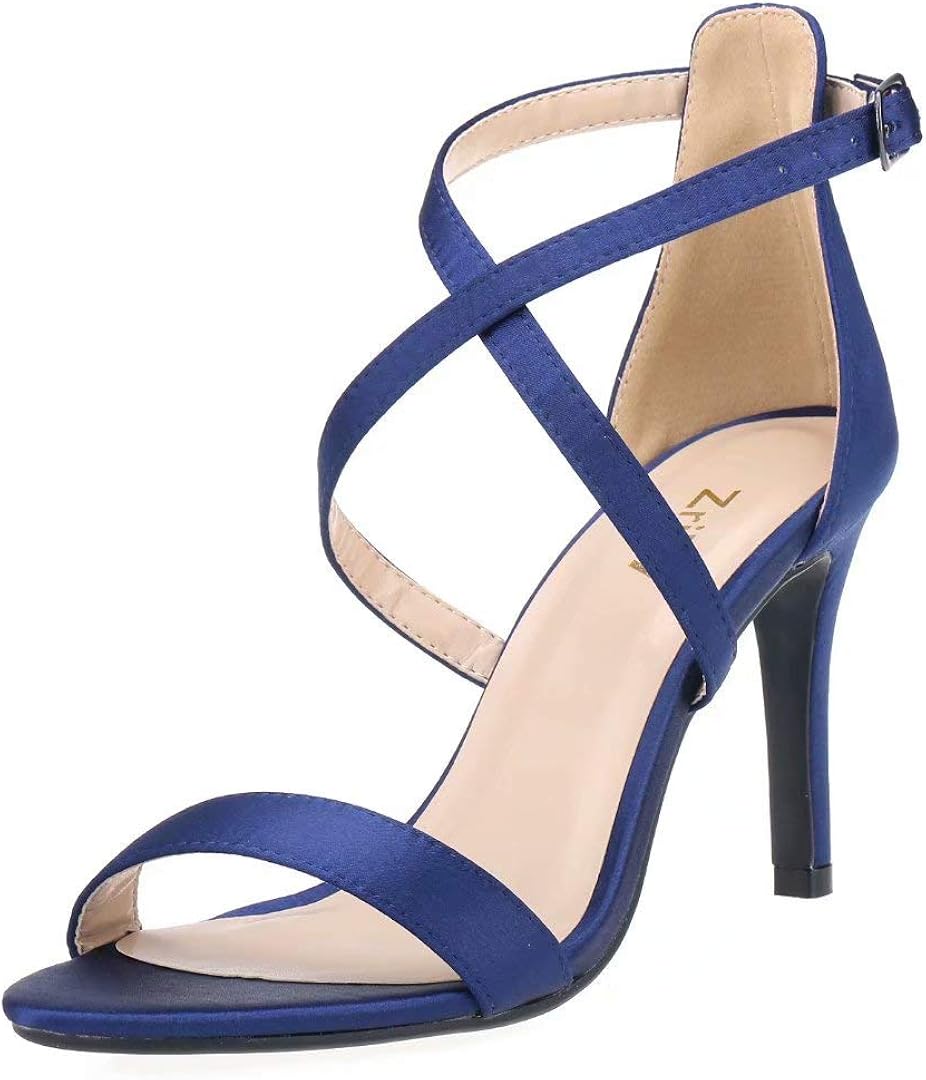 women's strappy high heel sandals