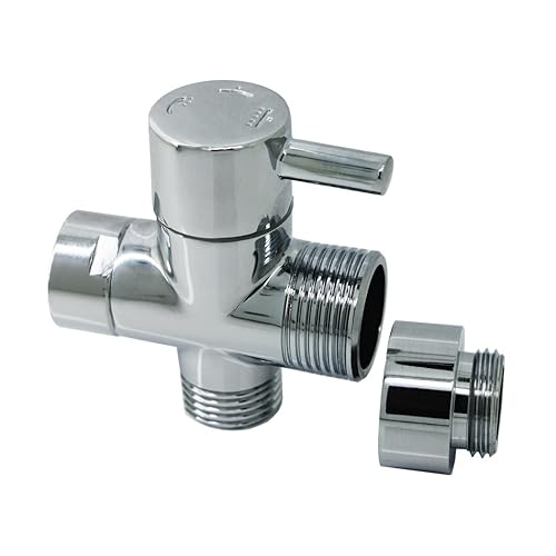 IGNPION 1/2 Inch IPS Brass Shower Arm Diverter Valve 2Way Shower