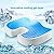 PROMIC Memory Foam Seat Cushion with Anti-Slip Cover, Cool Gel Comfort Orthopedic Design Chair Cushion To Relieve Back, Sciatica and Tailbone Pain