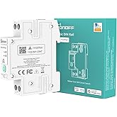 SONOFF Basic DIN Rail (BASIC-1GSP) WiFi Smart Switch for DIN Rail, Matter Over WiFi Smart Home Controller, 32A High Load Electrical Panel Switch, Compatible with Alexa Google Home Assistant