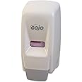 GOJO 903412 Bag-in-Box Liquid Soap Dispenser, 800mL, 5 3/4w x 5 1/2d x 11 1/8h, White