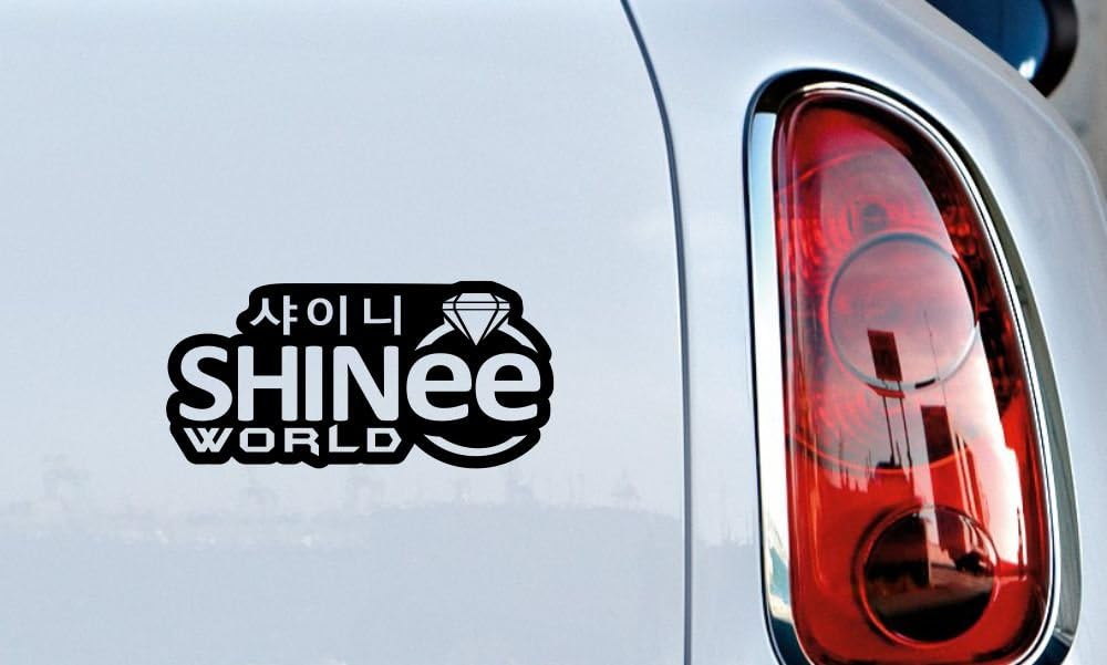 Shinee World Korean Car Vinyl Sticker Decal Bumper Sticker for Auto Cars Trucks