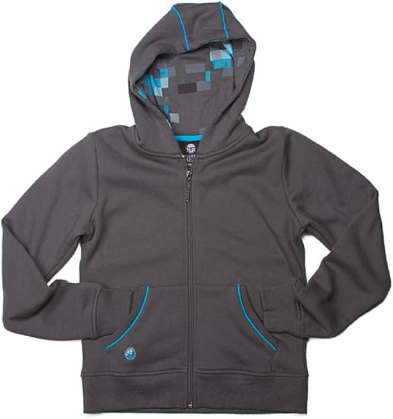 Amazon Co Jp J Nx オフィシャル マインクラフト ダイヤモンド プレミアム パーカー 子どもサイズ M L Xl 人気商品 ファン必需品 合わせやすいデザインです L 150 155cm 服 ファッション小物