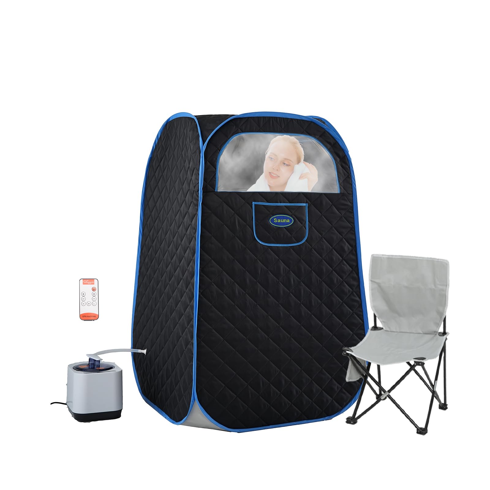 Good Quality Big Size Household Vapor Cubin Single Person Spa Relax Steam Sauna Room For Home - View #4